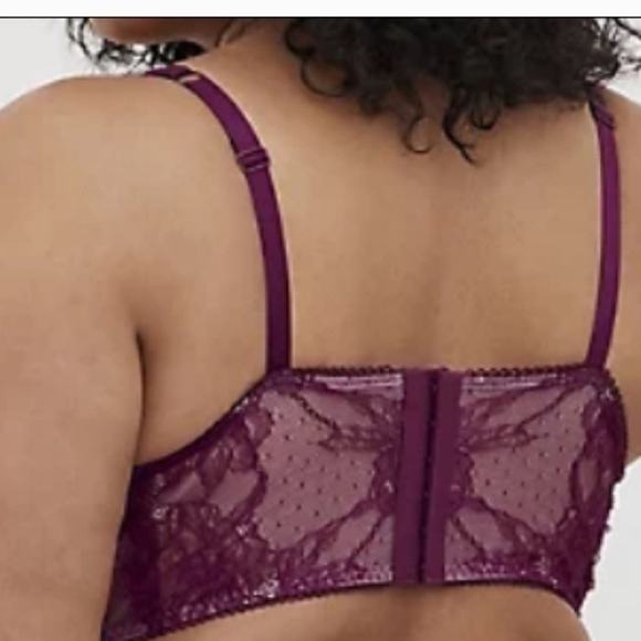 Torrid Bra! Purple Lace! Underwire! Size 0X! NWT! - Picture 3 of 9